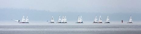 Oskar Kihlborg har fotograferat isjakter på Glan. Oskar Kihlborg har fotograferat isjakter på Glan.