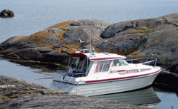 Ankring i naturhamn. Foto: Jan-Åke Sköld/Sjöfartsverket