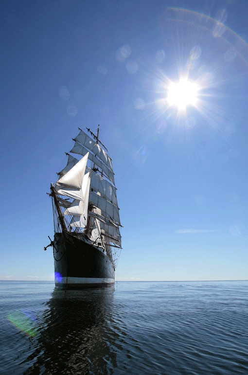 Världens största segelfartyg, Sedov. Foto: Valery Vasilevskiy