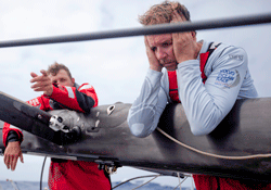 Pumas besättning deppar. Foto: Amory Ross/PUMA Ocean Racing/Volvo Ocean Race