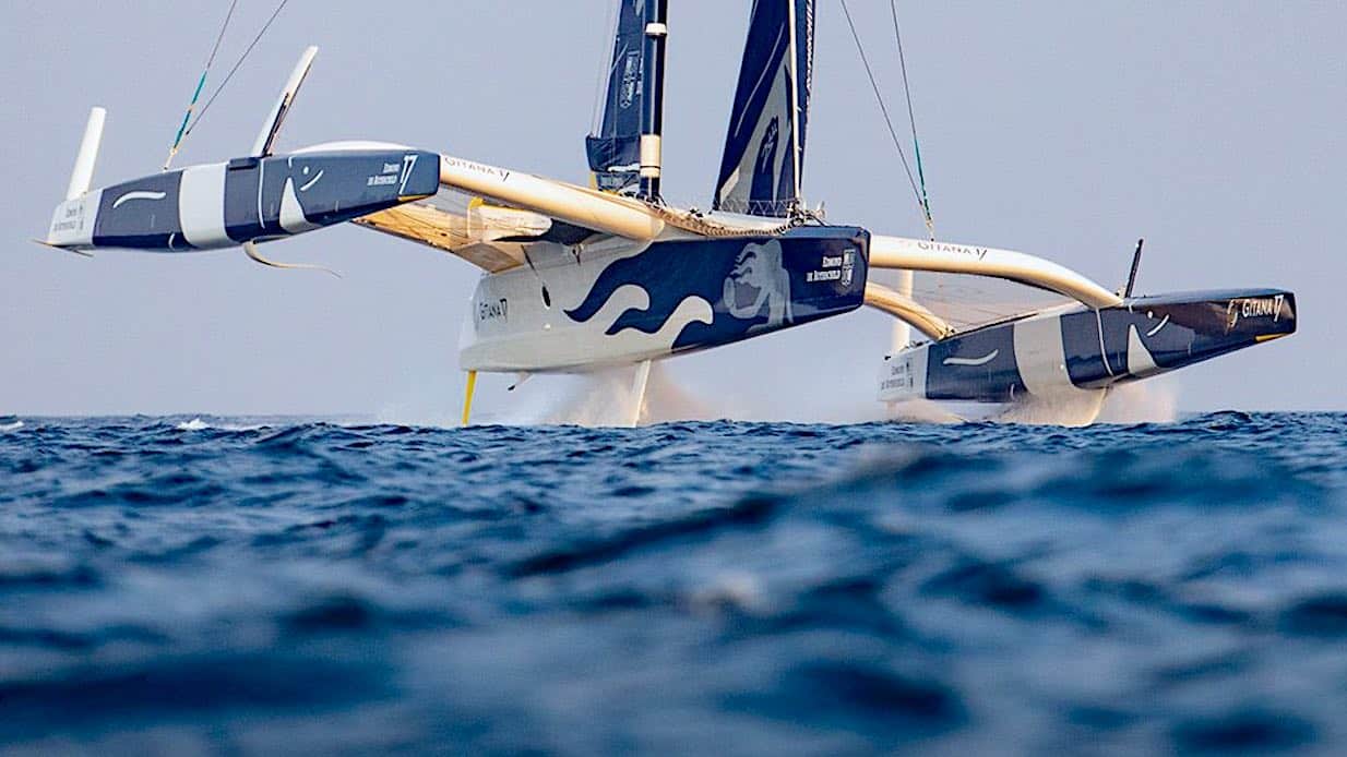 racing_havskappsegling_2018_Route_du_Rhum_-_giganterna_Gitana_17_foiling