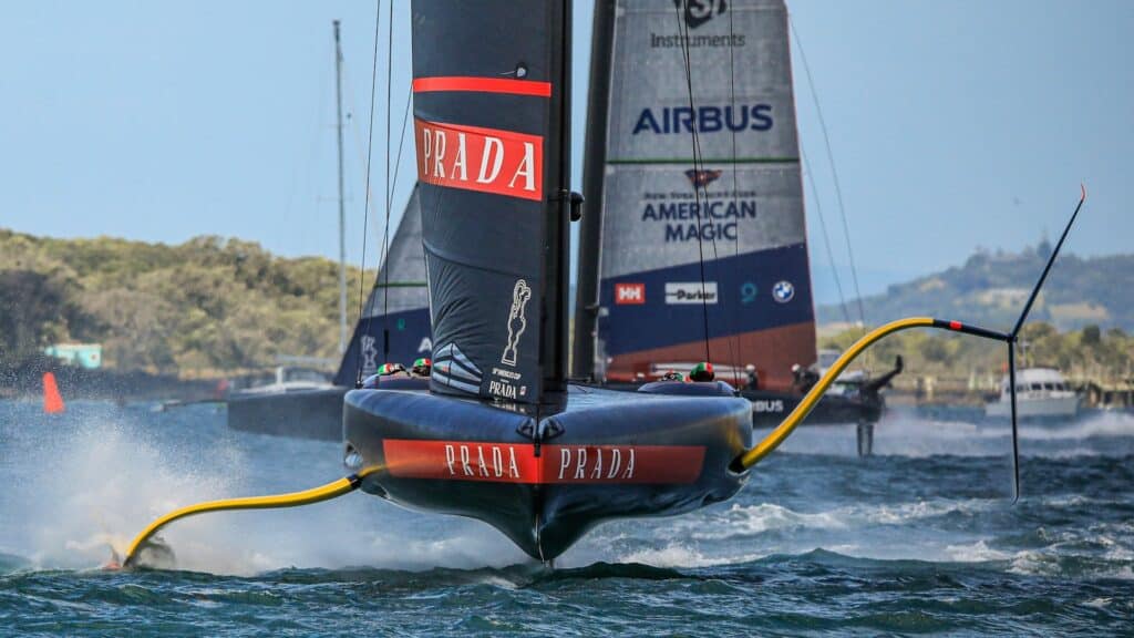 America's Cup Semifinal day 1 highlights Prada America's Cup Semifinal day 1 highlights Prada