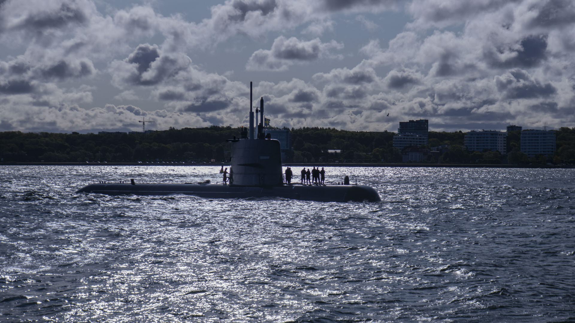 High ground on submarine hunting during a major exercise in the Baltic Sea