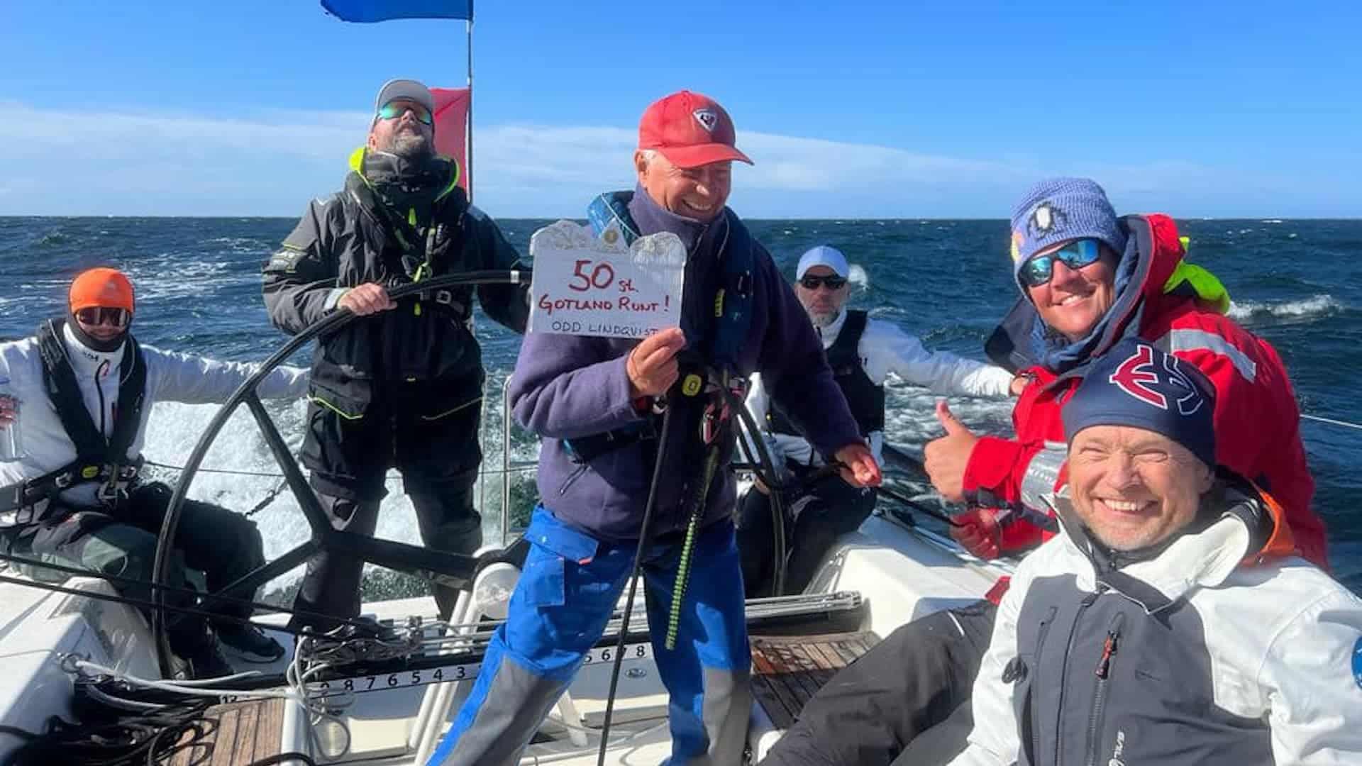 Jubileum – han har seglat Gotland Runt 50 gånger