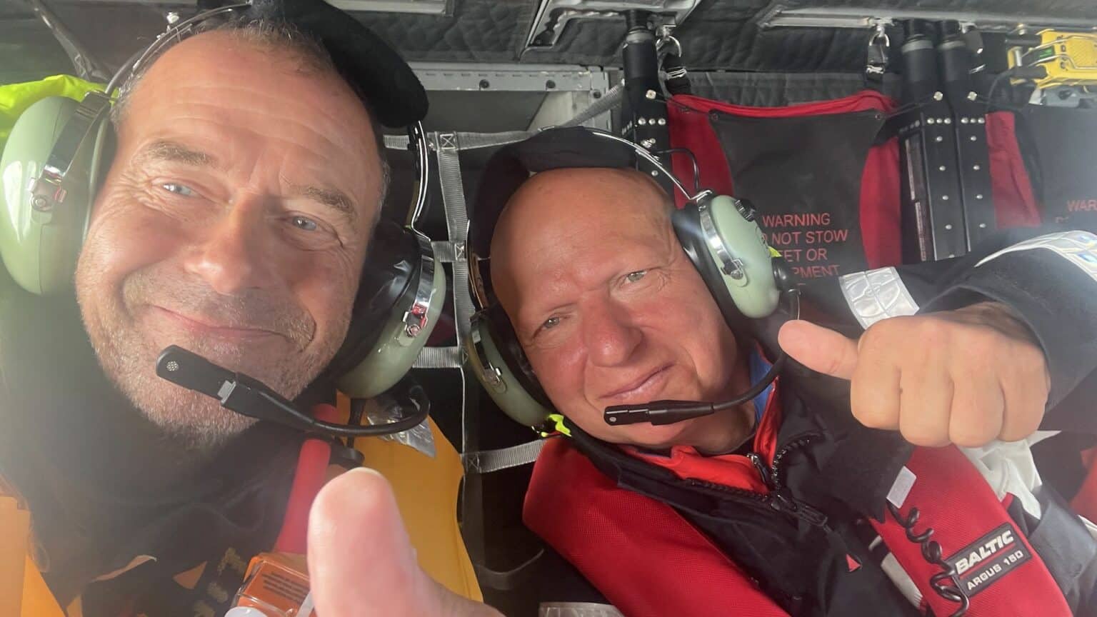 Jon och Ola räddades med Helikopter under Gotland Runt