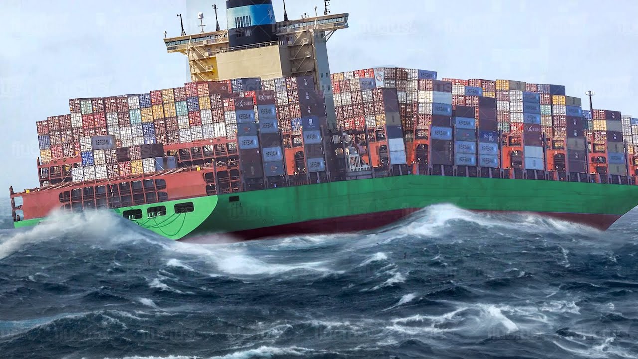This is how modern cargo ships can withstand the worst storms
