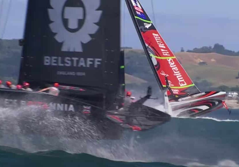 America's Cup capsize
