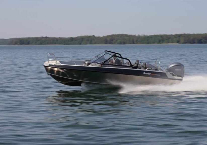 Busters nya SuperMagnum under ett test av Hamnen.se