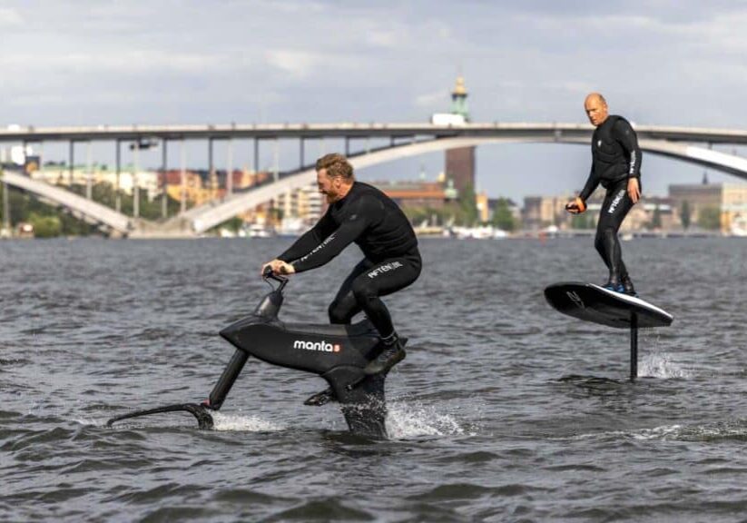 Kia-EV6-och-eldriven-surfing-i-Stockholm