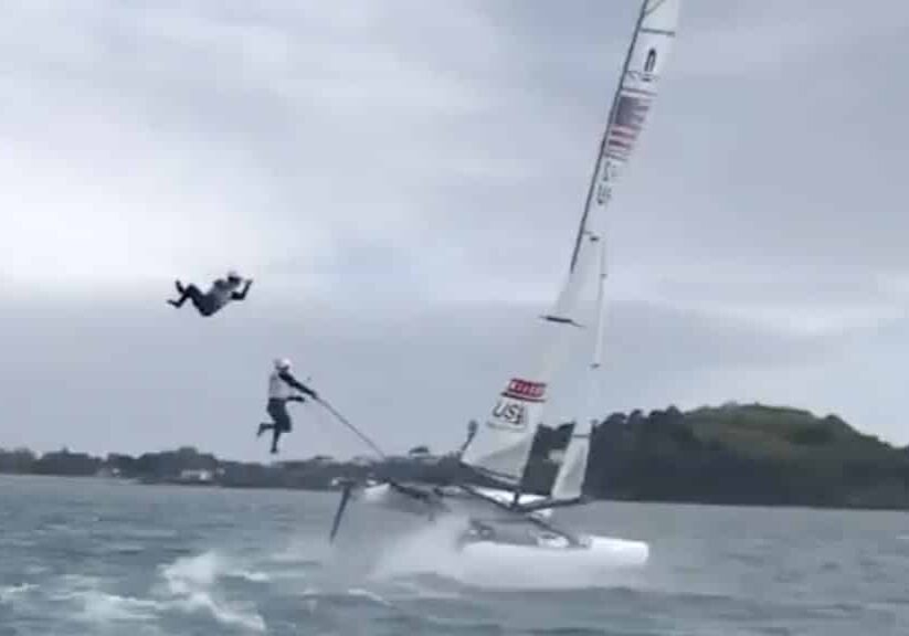 Nacra 17 crash.