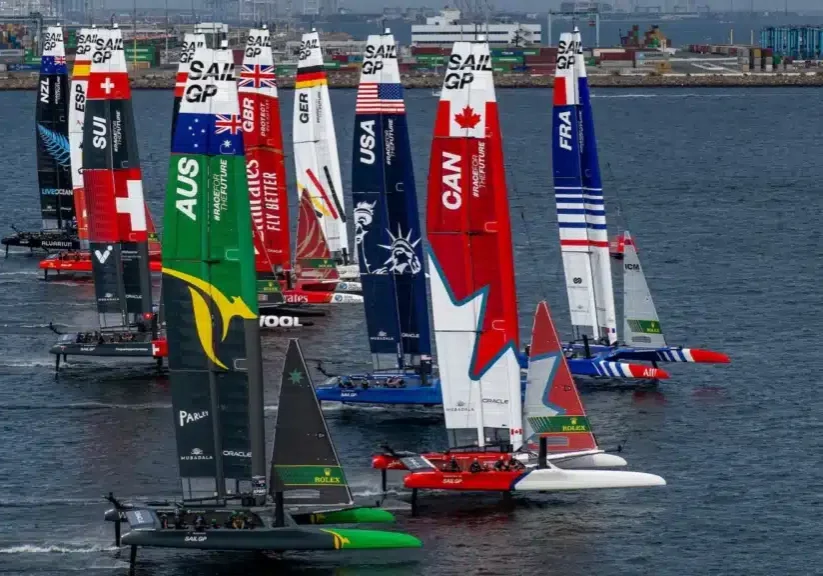 Kollision, upploppssegrar och tighta rundningar – Sail GP i Los Angeles bjöd på allt!