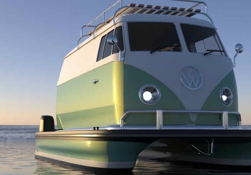 Volkswagen buss boat