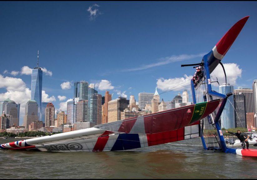racing_bankappsegling_2019_SailGP_New_York_SailGP_Capsize_New_York
