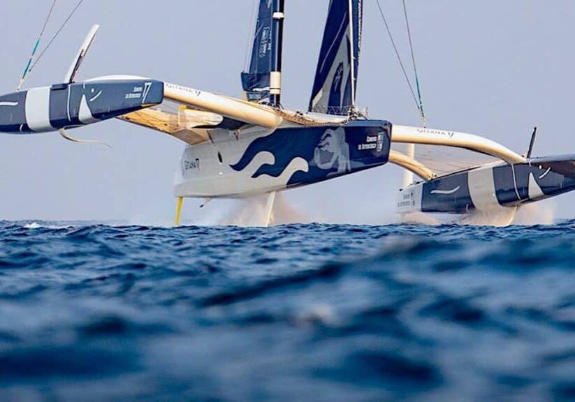 racing_havskappsegling_2018_Route_du_Rhum_-_giganterna_Gitana_17_foiling